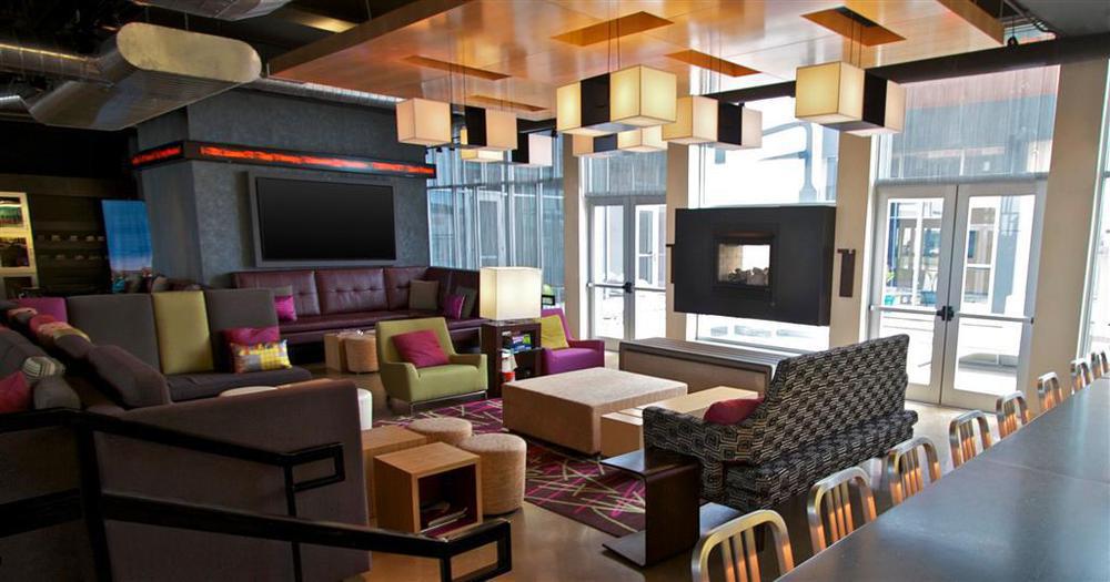 Aloft Tulsa Downtown Hotel Restoran gambar